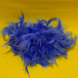 BUFANDA DE PLUMAS BOA AZUL REY