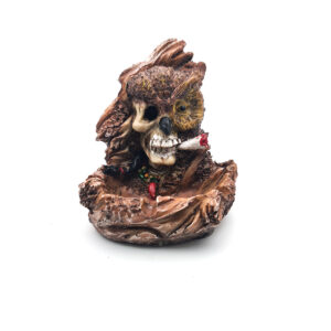 Cenicero Calavera Rasta Búho Decoración