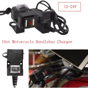 CARGADOR DE MANILLAR DE MOTOCICLETA USB