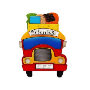 Iman Decorativo Chiva Colombiana Artesan