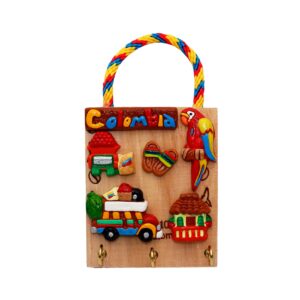 Porta Llaves Para Pared Artesanía Chiva