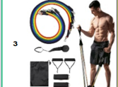 BANDAS TUBULARES PARA GYM 11 PIEZAS