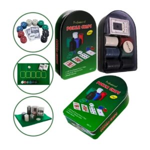 Set Poker Juego De Mesa 120 Fichas