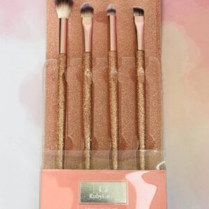 SET X4 BROCHAS RUBY FACE