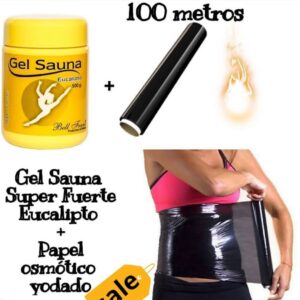 Kit Gel Sauna 500gr + Faja Osmótica 100m