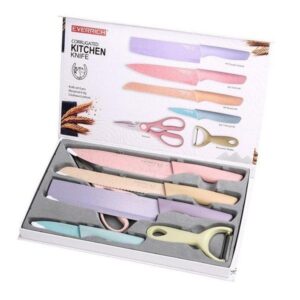 SET CUCHILLOS COLORES