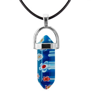Collar Cuarzo Murrina Azul Energetico