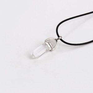 Collar Péndulo Cuarzo Cristal Transparen