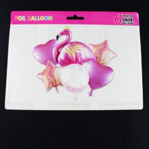 set de globos flamengos x6 pcs