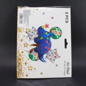 Set globo metalizado dinosaurio tricrat