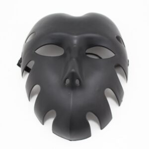 Mascara Negra rostro con huecos