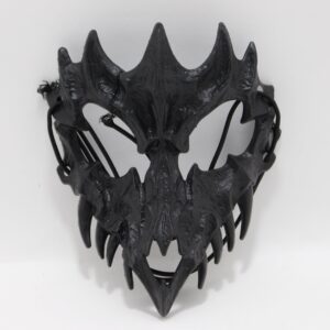 Mascara negra Calavera animales