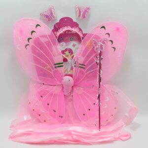 Tutu Con alas de mariposa rosa