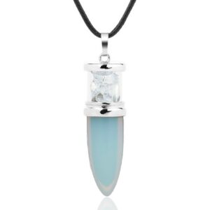 Collar Cuarzo Piedra Luna Estuche