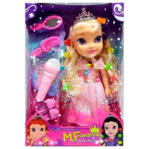 Muñeca Princesa Aurora Luces Niña Sonido