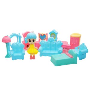 Set De Muebles Para Casa De Muñecas
