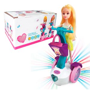Muñeca Barbie Baile Musical Con Patineta