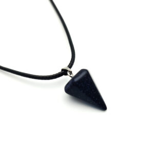 Collar Pendulo Cuarzo  Lluvia De Plata