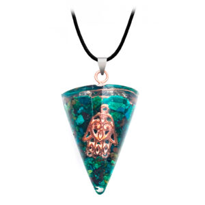 Collar Orgonita Mano Malaquita Cuarzo