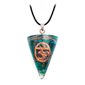 Collar Orgonita Om Cuarzo Malaquita Estu