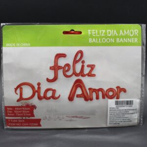 Globo metalizado Feliz día Amor