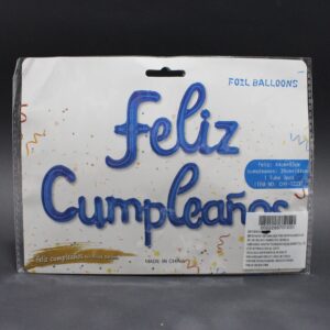 Globo metalizado Feliz cumpleaños cursi