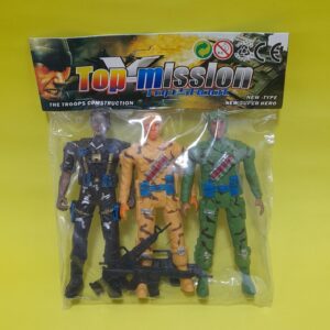 JUEGO DE SOLDADOS TOP MIDSSION X3