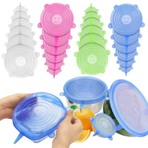 Tapas de Silicona en Colores X6