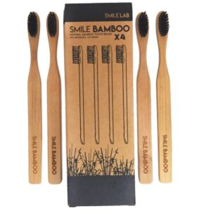 Set x4 Cepillos de Bambo