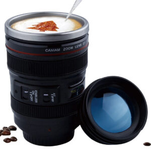 Vaso Mug Lente Camara Termo