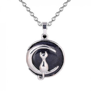 Collar Cuarzo Gato Lluvia De Plata Estuc