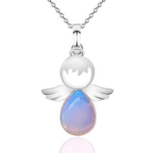 Collar Angel Cuarzo Piedra Luna