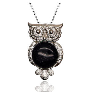 Collar Cuarzo Lluvia De Plata Buho