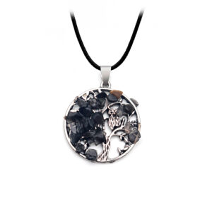 Collar Arbol De La Vida Onix Estuche