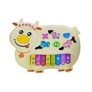 Piano Organeta Vaca Animales Musical