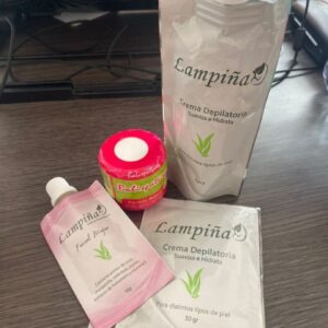 Kit Piel Lampiñas + Desmanchante ⚡