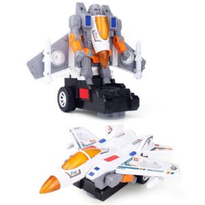 Robot Transfomers Avion Militar Luces