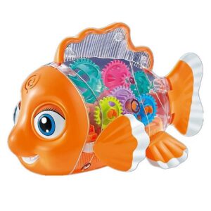 Pez Nemo Robot Luces Sonido Movimiento