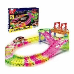 Pista De Puente Tunel Carro Jeep Luces