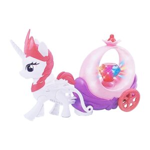 Carruaje Unicornio Juguete Luces Sonido