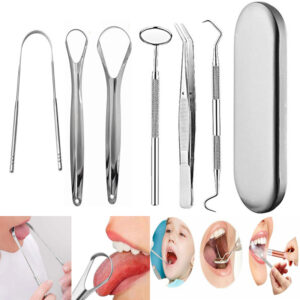 Kit Portátil De Limpieza Dental X6 Acero