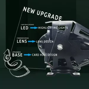 Luz Led Auxiliar Para Moto, ant- niebla