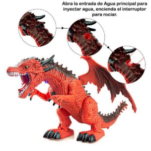 Dragón Dinosaurio Movimiento Luces