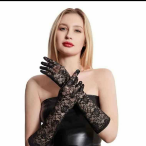 Guantes en encaje largos
