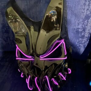 Mascara Lobo x3 Halloween Led