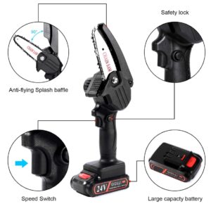 Motosierra Pro Doble Bateria Portatil