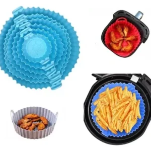 Set X6 Bandejas Silicona Para Freidora