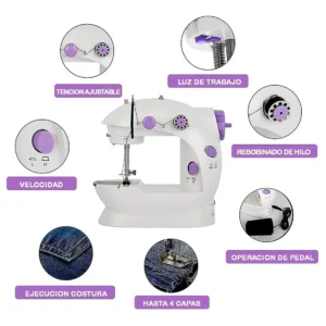 Mini Maquina Coser Portátil Eléctrica