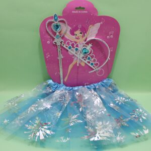 TUTU + CORONA + CETRO DE PRINCESA 30CM