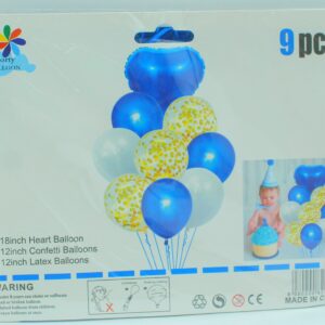 SET GLOBOS X 9 PIEZAS